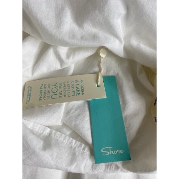 Shore Puff Sleeve Eyelet Cut Out Mini Cotton Dress - Picture 7 of 10